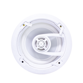 Ghost series, altavoz de 3 vías de plafón 9in, diseño trugrip  sin herramientas, woofer de polipropileno blanco, 150w 8ohms