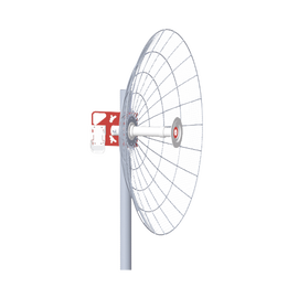Antena direccional de alta resistencia la viento, Ganancia de 30 dBi,  frecuencia (4.9 - 6.5 GHz), Conectores N-hembra, Polarización doble, incluye montaje para torre o mástil