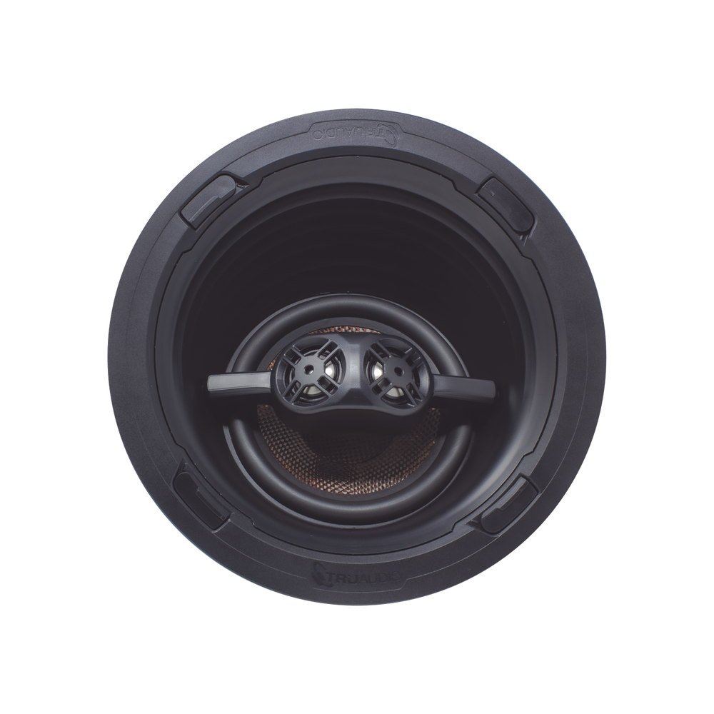 REV Series Altavoz Surround | Angulo para Techo de 3 Vias | Cine en Casa | Woofer 7in de Fibra de Carbono | 2 Tweeter de 1in | Giratorio de Titanio | 175W | 8Ω