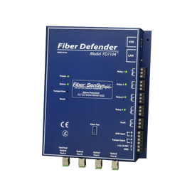 Sensor de Seguridad Perimetral por Fibra Óptica Sensitiva / 4 zonas / 800 metros máximo por zona