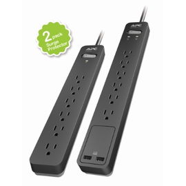 APC Essential Surgearrest - Protector contra sobretensiones - CA 120 V - conectores de salida: 6 - 1.83 m cable