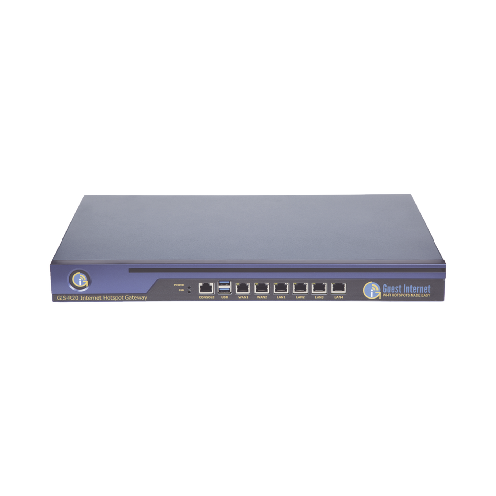 Hotspot para la venta de códigos de Internet, Throughput 600 Mbps, balanceo de carga, configuración mediante WIZARD