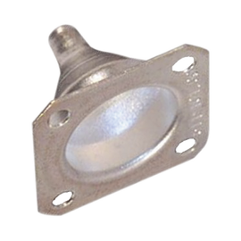 Campana para Montaje de Cable en Conectores de Chasis de 25.4 mm, con 4 Perforaciones a 18.25 mm.