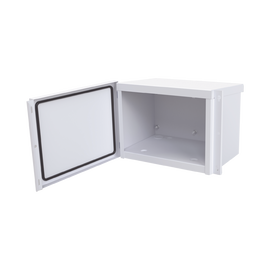 Gabinete Diseñado para Resguardar Baterías (Hasta dos baterías PL4012) en Integraciones Solares.
