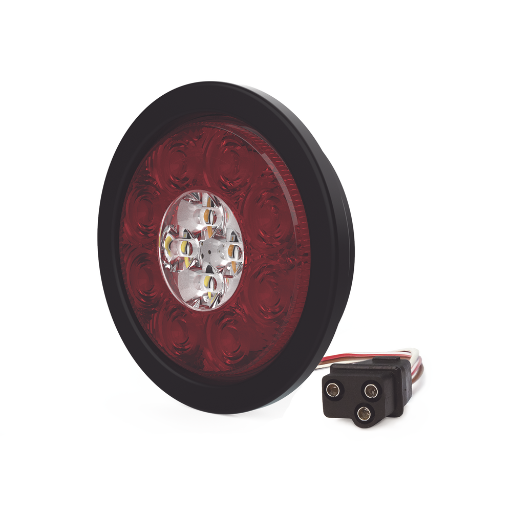Luz perimetral, 16 LEDs Ultra Brillantes, color Rojo/Claro/Ambar