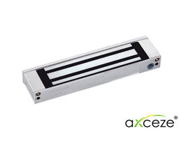 CERRADURA ELECTROMAGNETICA CON FUERZA DE 350 LIBRAS AXCEZE  AX-M300 PARA PUERTAS ABATIBLES INSTALACION EN INTERIORES