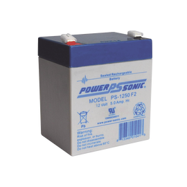Batería de Respaldo UL de 12V 5AH / Ideal para Sistemas de Detección de Incendio / Control de Acceso / Intrusión / Videovigilancia / Terminales Tipo F2