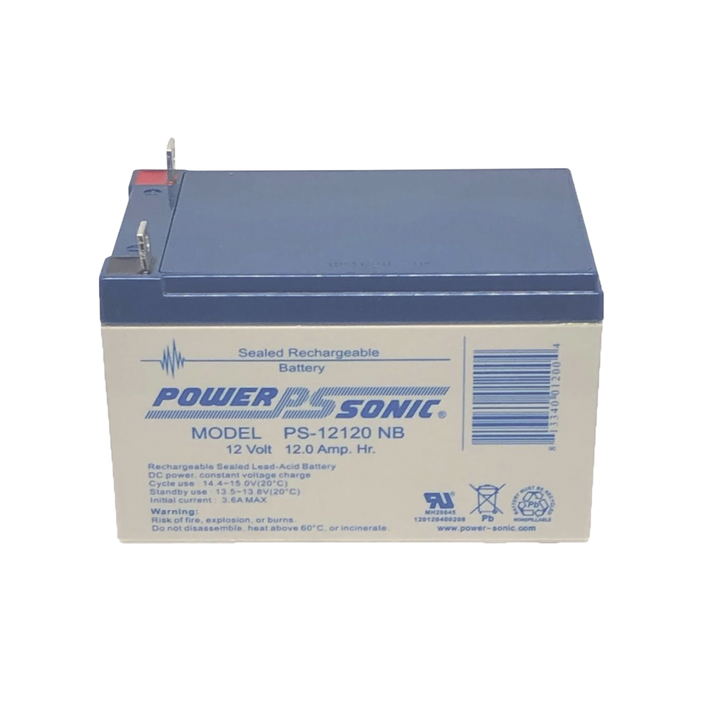 Batería de Respaldo UL de 12V 12AH / Ideal para Sistemas de Detección de Incendio / Control de Acceso / Intrusión / Videovigilancia / Terminales Tipo NB