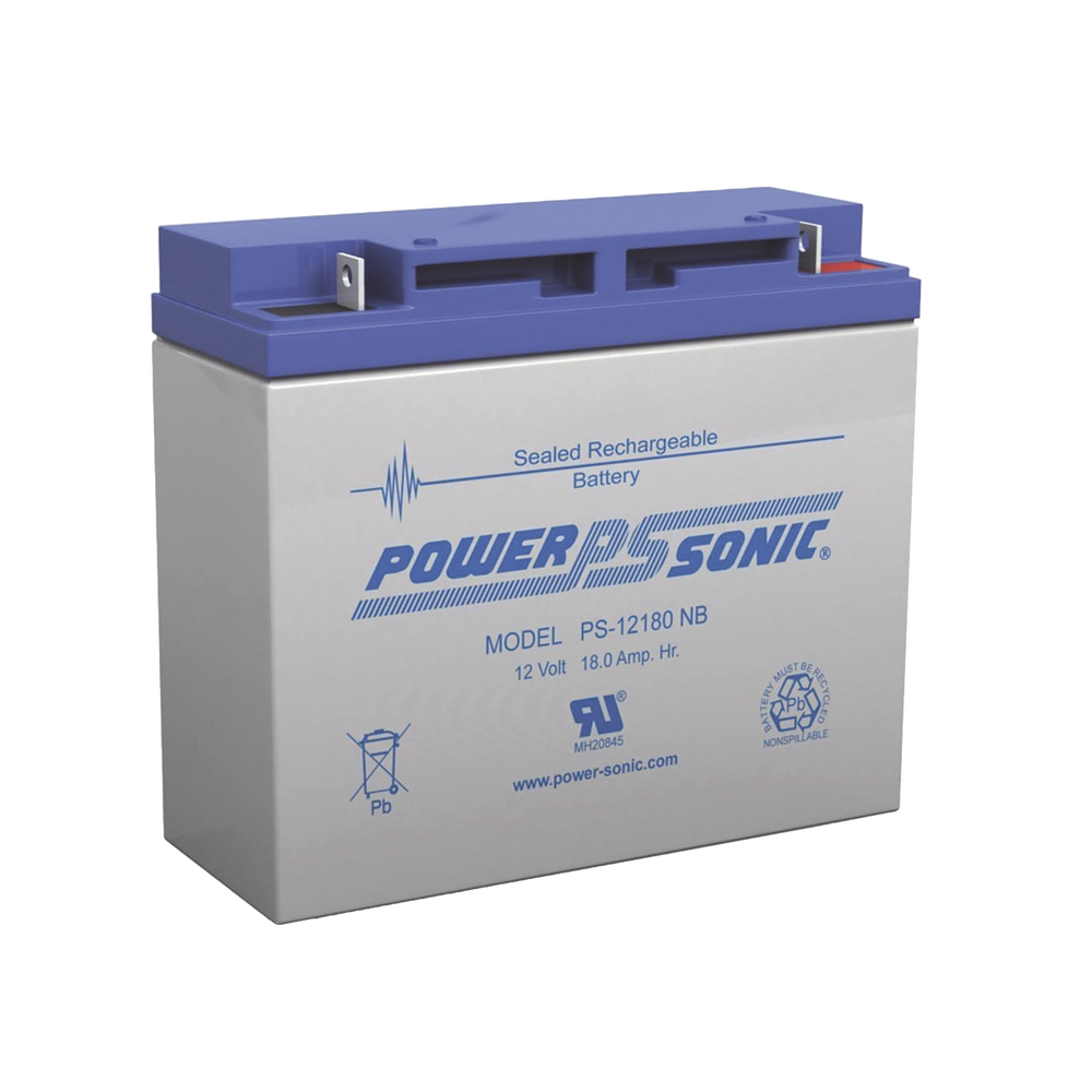 Batería de Respaldo UL de 12V 18AH / Ideal para Sistemas de Detección de Incendio / Control de Acceso / Intrusión / Videovigilancia / Terminales Tipo NB