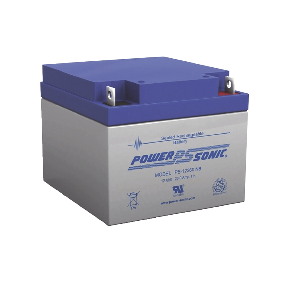 Batería de Respaldo UL de 12V 26AH / Ideal para Sistemas de Detección de Incendio / Control de Acceso / Intrusión / Videovigilancia / Terminales Tipo NB