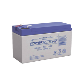 Batería de Respaldo UL de 12V 8AH / Ideal para Sistemas de Detección de Incendio / Control de Acceso / Intrusión / Videovigilancia / Terminales Tipo F1