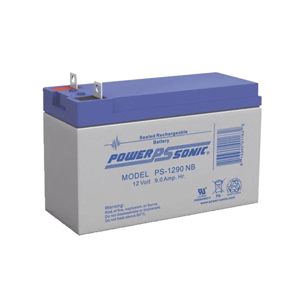 Batería de Respaldo UL de 12V 9AH / Ideal para Sistemas de Detección de Incendio / Control de Acceso / Intrusión / Videovigilancia / Terminales Tipo NB