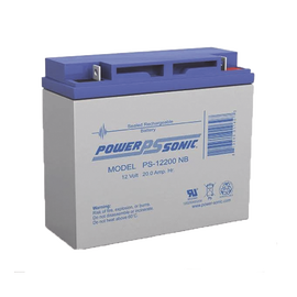 Batería de Respaldo UL de 12V 20AH / Ideal para Sistemas de Detección de Incendio / Control de Acceso / Intrusión / Videovigilancia / Terminales Tipo NB