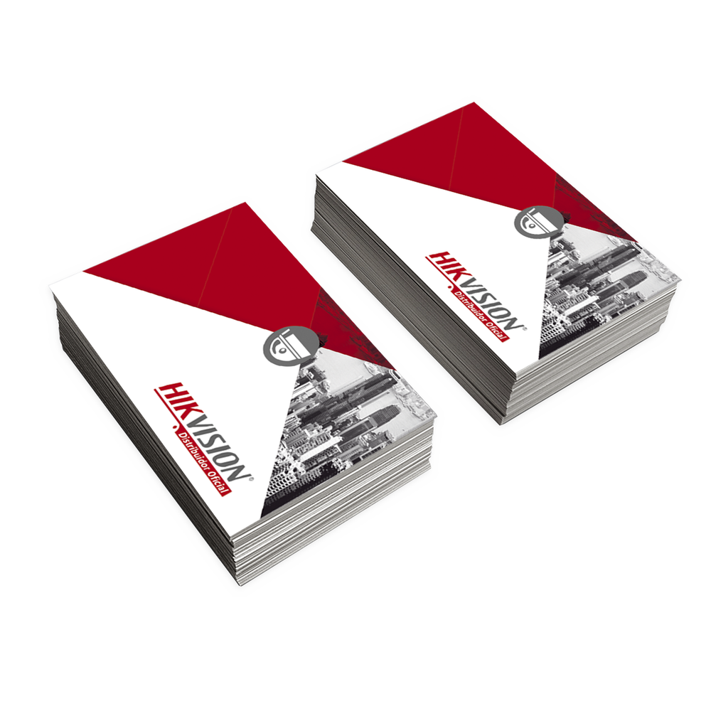 Tarjetas de Presentación HIKVISION (Paquete de 200 tarjetas)