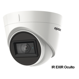 Eyeball 4K (8 Megapixeles) TURBOHD / Gran Angular / Lente 2.8 mm / Potente IR EXIR 60 mts / Exterior IP67.