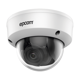 Domo TURBOHD 2 Megapixel (1080p) / Lente Varifocal 2.8 - 12 mm / Exterior IP67 / IK10 / 40 mts IR EXIR / 4 Tecnologías / METAL