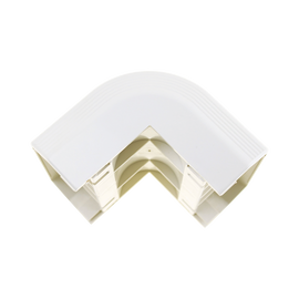 Esquinero exterior, para uso con canaleta T70, Material PVC Rígido, Color Blanco Mate