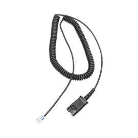 Cable adaptador para diademas modelo HT101, HT201 y HT202 para compatibilidad con teléfonos Grandstream, análogos, digitales, etc.