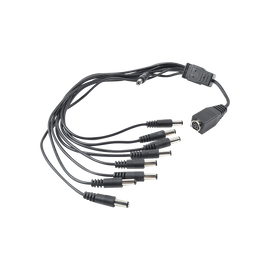 Cable con 9 Vías para Alimentar 8 Cámaras TURBOHD y DVR TURBOHD epcom / HIKVISION