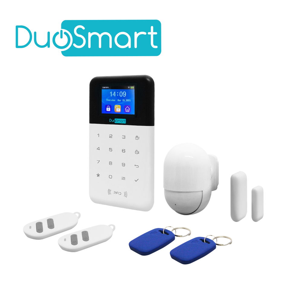 KIT ALARMA INALAMBRICA DUOSMART C30 COMUNICACION DUAL WIFI 2.4 GHZ RF 433.92 INCLUYE 1 PANEL CON TECLADO 1 PIR 1 MAGNETO 2 LLAVEROS MONITOREO EN APP DUOSMART **COMPATIBLE CON SENSORES DUOSMART C Y SIRENA INALAMBRICA** KIT ALARMA INALAMBRICA DUOSMART C30 COMUNICACION DUAL WIFI 2.4 GHZ RF 433.92 INCLUYE 1 PANEL CON TECLADO 1 PIR 1 MAGNETO 2 LLAVEROS MONITOREO EN APP DUOSMART **COMPATIBLE CON SENSORES DUOSMART C Y SIRENA INALAMBRICA**
