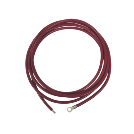 Cable para Controlador 3.0 m, Rojo, Calibre 8 AWG con Terminal de Ojo en un Extremo