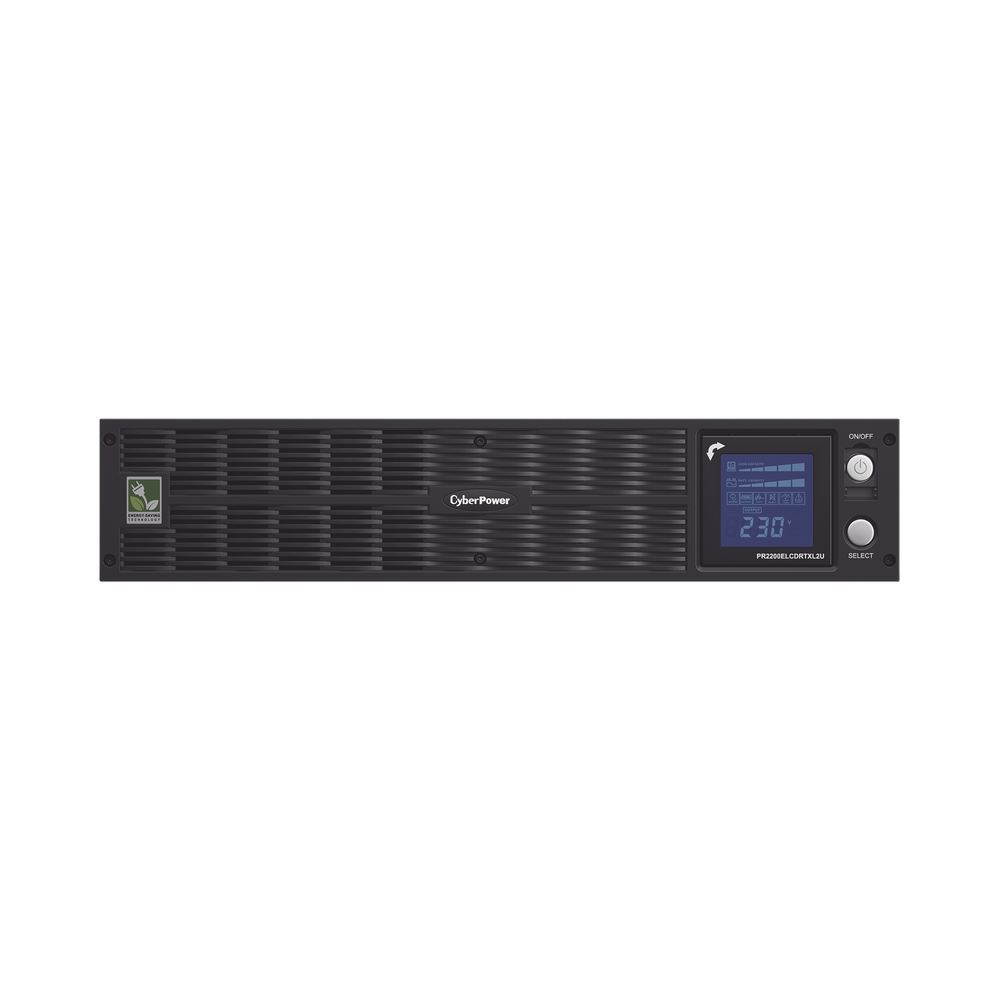 UPS de 2200 VA/1650 W, Topología Línea Interactiva, Entrada 220 Vca Tipo C20, Onda Senoidal Pura, Torre o Rack de 2 UR, Con 9 Tomas C13 y 1 C19 de 220 Vca