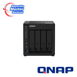QNAP TS-451D2 - Servidor NAS - 4 compartimentos - SATA 6Gb/s - RAID 0, 1, 5, 6, 10, JBOD - RAM 4 GB - Gigabit Ethernet - iSCSI soporta