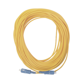 Jumper de Fibra Óptica Simplex, Monomodo, con Conectores SC/UPC-SC/UPC, de 20 Metros