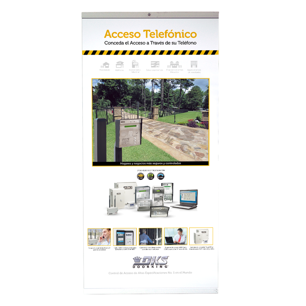 Póster Acceso Telefónico DOORKING