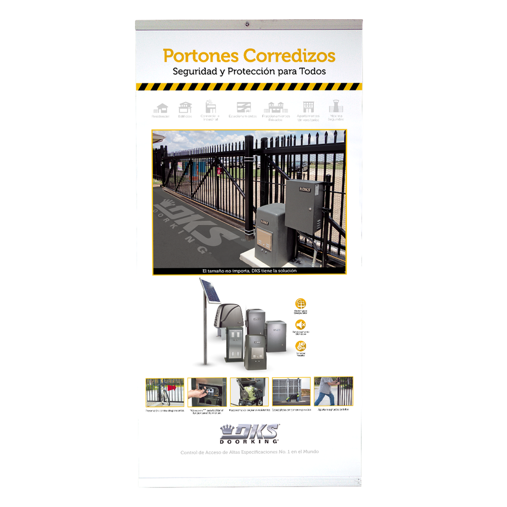 Póster Portones Corredizos DOORKING