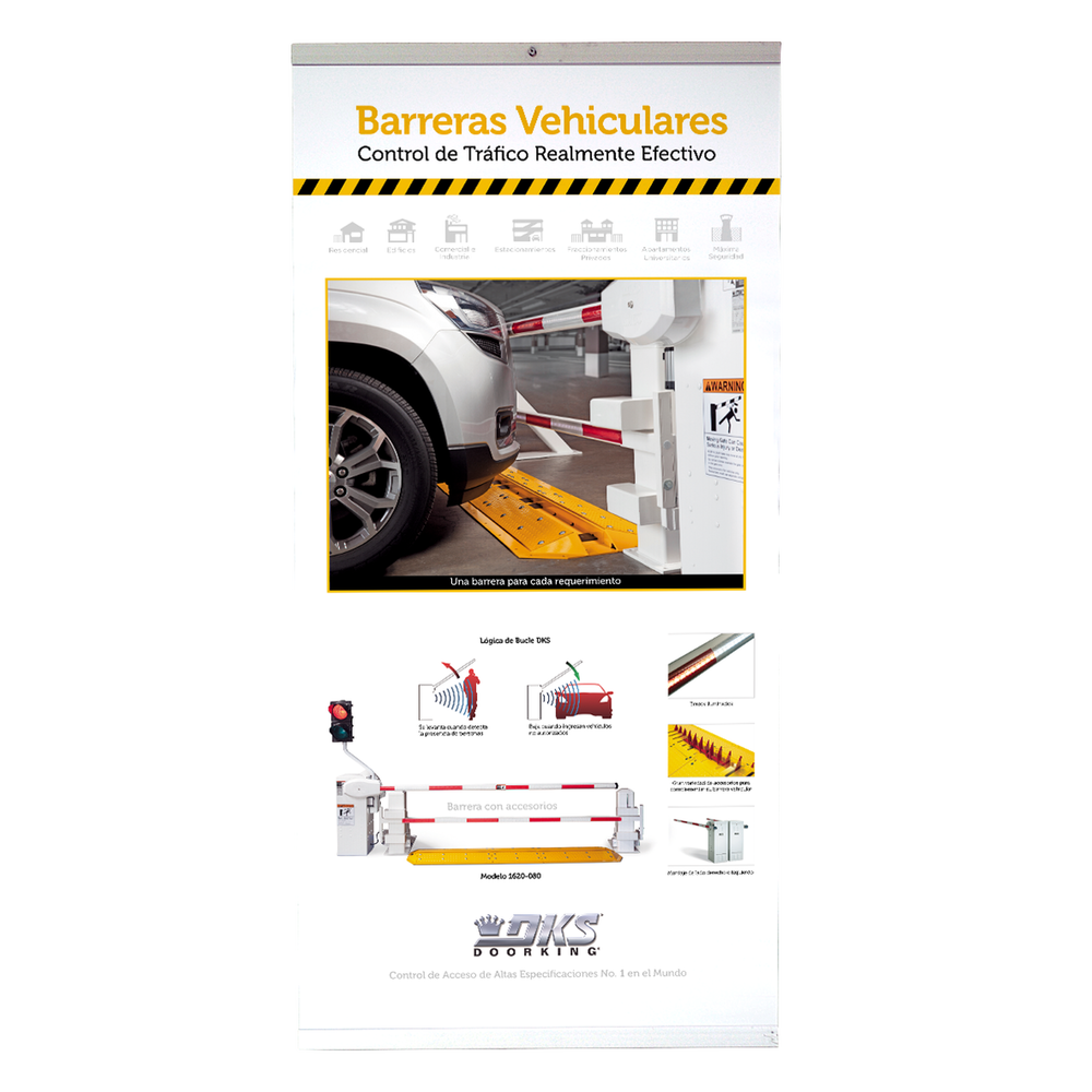 Póster Barreras Vehiculares DOORKING