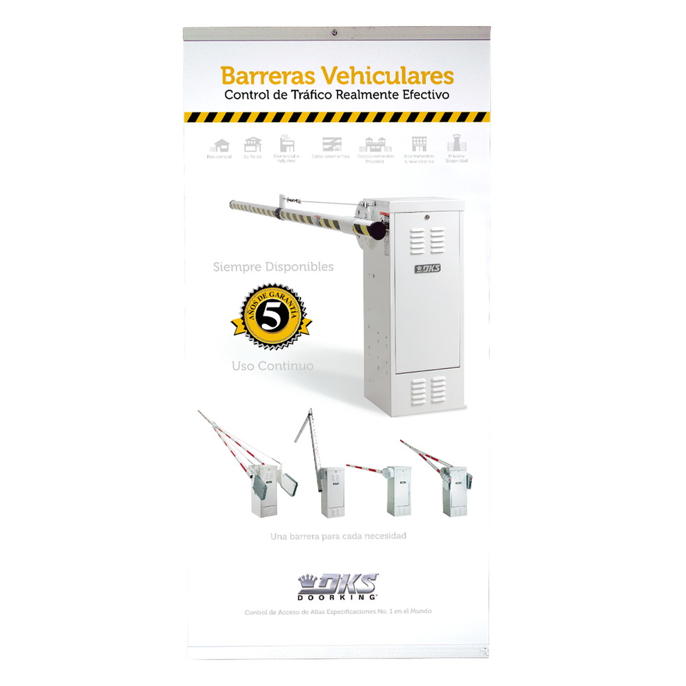 Póster Barreras Vehiculares 1 DOORKING