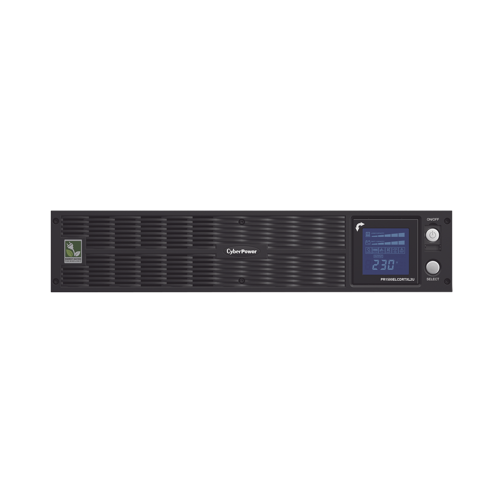 UPS de 1500 VA/1125 W, Topología Línea Interactiva, Entrada 220 Vca Tipo C14, Onda Senoidal Pura, Torre o Rack de 2 UR, Con 10 Tomas C13 de 220 Vca