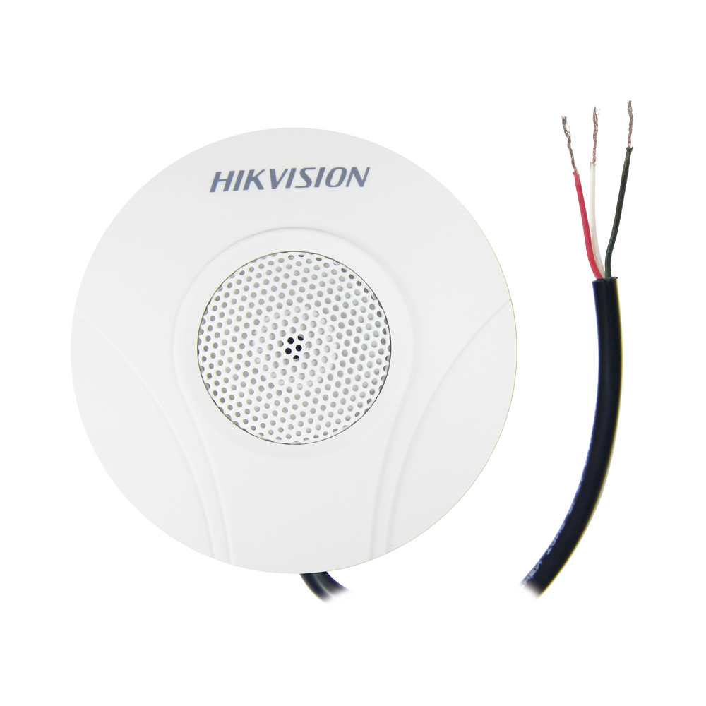 Micrófono Omnidireccional / Uso en Interior / Preamplificado para CCTV / Cancelación de Ruido Ambiental