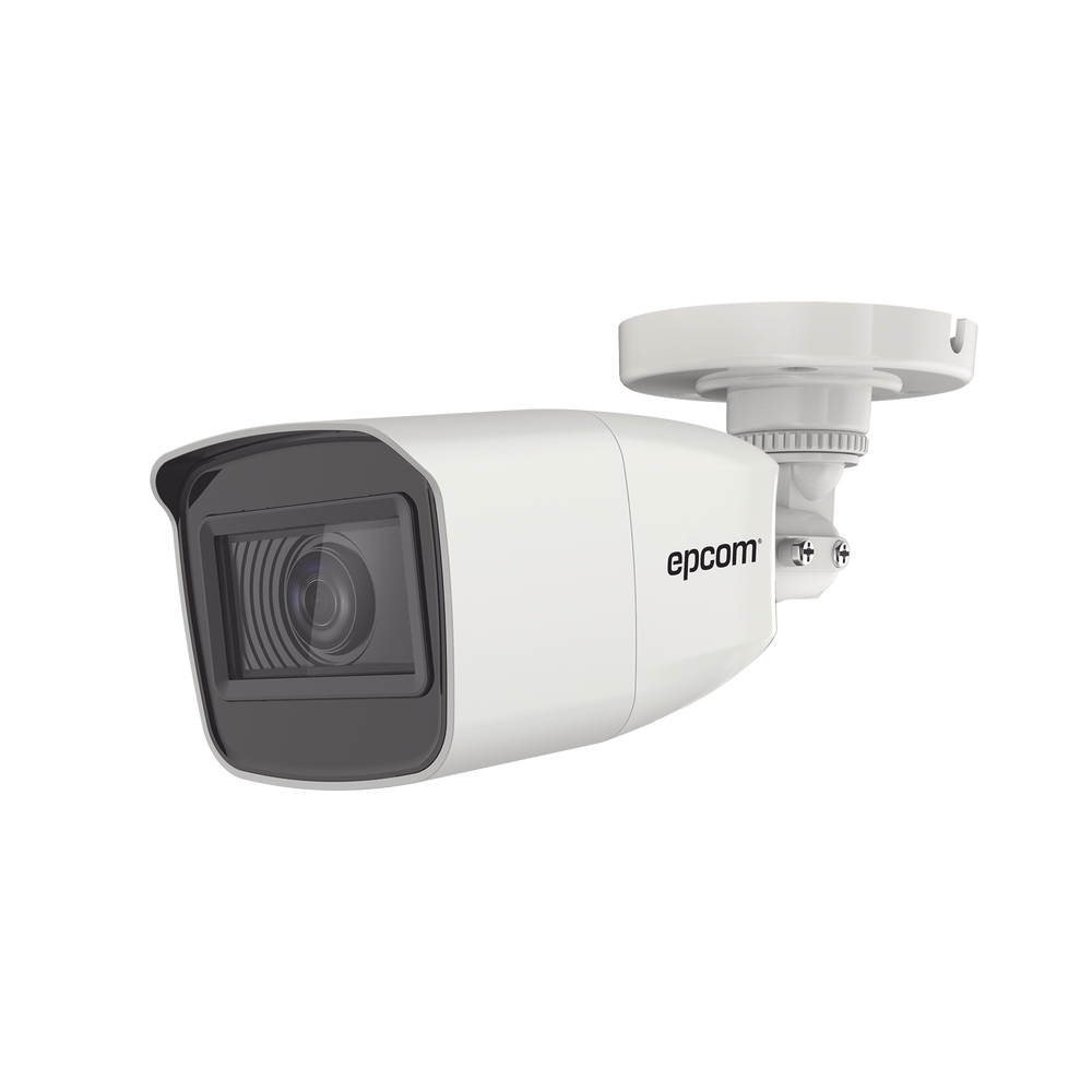 Bala TURBOHD 2 Megapixel (1080p) / Lente Mot. 2.7 mm a 13.5 mm / 70 mts IR EXIR / Exterior IP66 / Ultra Baja Iluminación / METAL / 4 Tecnologías