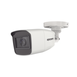 Bala TURBOHD 2 Megapixel (1080p) / Lente Mot. 2.7 mm a 13.5 mm / 70 mts IR EXIR / Exterior IP66 / Ultra Baja Iluminación / METAL / 4 Tecnologías