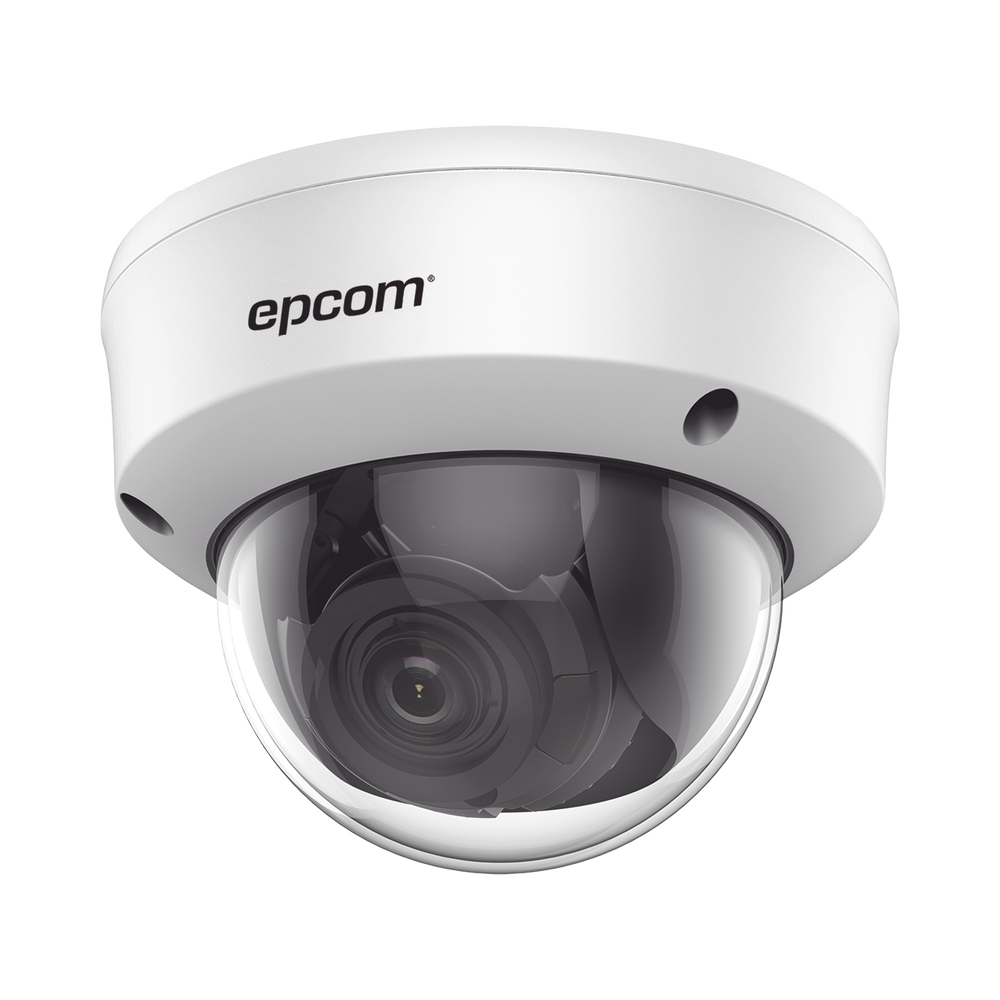Domo TURBOHD 4 Megapixel / IP66 / IK10 / Lente Varifocal 2.8 mm a 12 mm / 40 mts IR EXIR / METAL / 4 Tecnologías / dWDR