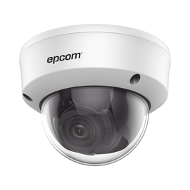 Domo TURBOHD 4 Megapixel / IP66 / IK10 / Lente Varifocal 2.8 mm a 12 mm / 40 mts IR EXIR / METAL / 4 Tecnologías / dWDR