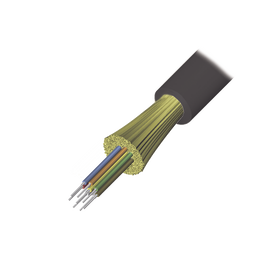 Cable de Fibra Óptica de 6 hilos, Interior/Exterior, Tight Buffer, No Conductiva (Dieléctrica), LS0H, Multimodo OM4 50/125 optimizada, 1 Metro