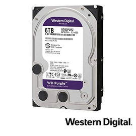 DISCO DURO DD 6TB SATA WD PURPLE WD62PURZ 24/7 OPTIMIZADO PARA VIDEOVIGILANCIA SATA III 6GB/S COMPATIBLE CON DVR Y NVR DE CUALQUIER MARCA