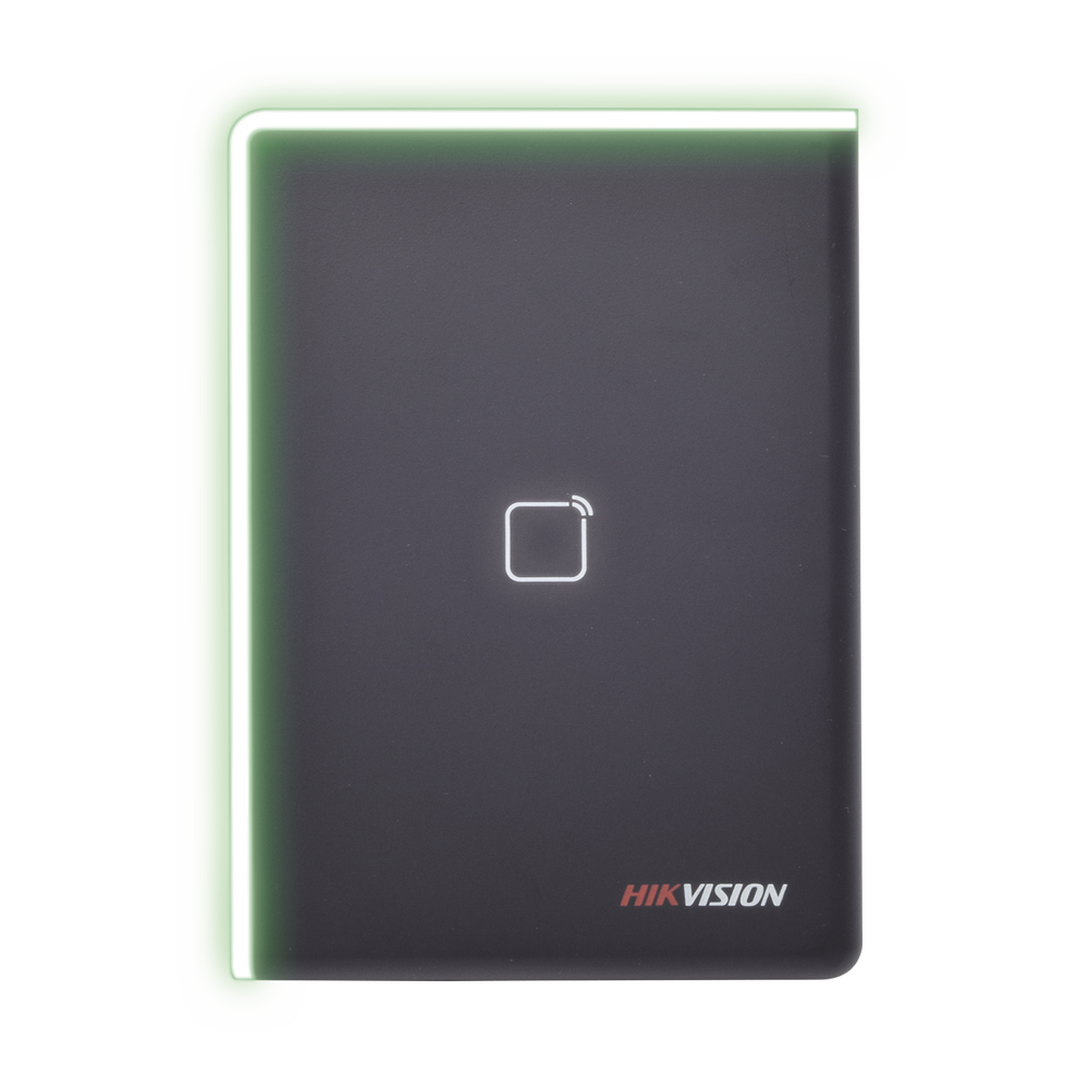 Lector de Tarjetas PROX EM con LED Estético (Cambia a verde cuando apertura puerta)  / Exterior (IP65) / Wiegand o RS485 seleccionable en campo /