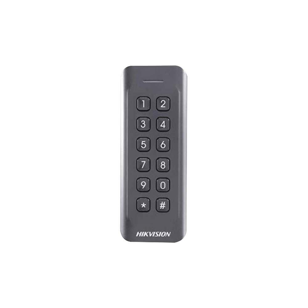 Lector de Tarjetas PROX EM y Contraseñas / Exterior IP65 / Wiegand / Compatible con Cualquier Panel / PERFIL DELGADO y ESTETICO
