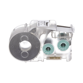 Casete de 225 Etiquetas Autolaminadas de 12.7 x 31.8 mm, para Cables de 3 a 7.1 mm de Diámetro, Área de Impresión Color Blanco