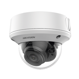 Domo TURBOHD 4K (8 Megapixel) / Lente Mot. 2.7 a 13.5 mm / 40 mts IR EXIR / IP67 / 12 VCD / 24 VCA / TVI-AHD-CVI-CVBS / 9 a 15 VCD