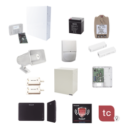 Kit de Sistema de Alarma con Sensores Cableados y Modulo de Automatizacion Z-Wave
