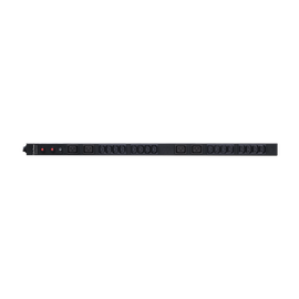 PDU Básico para Distribución de Energía, Entrada 200-230 Vca NEMA L6-30P, Con 16 Tomas C13 y 4 C19, de Instalación Vertical, 30 Amp, 220 Vca