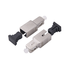Atenuador óptico macho-hembra con conector SC/UPC de 15dB para fibra Monomodo