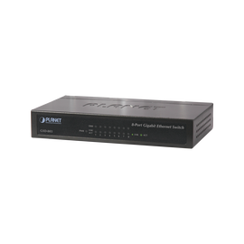 Switch no administrable 8 puertos Gigabit 10/100/1000Mbps, Con Ahorrador de Energia