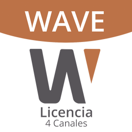 Licencia de 4 Canal de Wisenet Wave Profesional