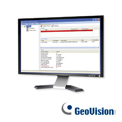 LICENCIA SOFTWARE GEOVISION GV-BACKUP CENTER PARA 200 CAMARAS GEOVISION O 12 GV-NVR[32 CANALES CADA UNO] O 6 GV-VMS[64 CANALES CADA UNO] O 3 GV-RECORDING SERVER[128 CANALES CADA UNO] DONGLE USB **FUNCIONA CON WINDOWS ÚNICAMENTE**